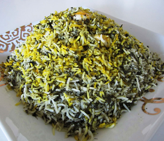 سبزی پلو