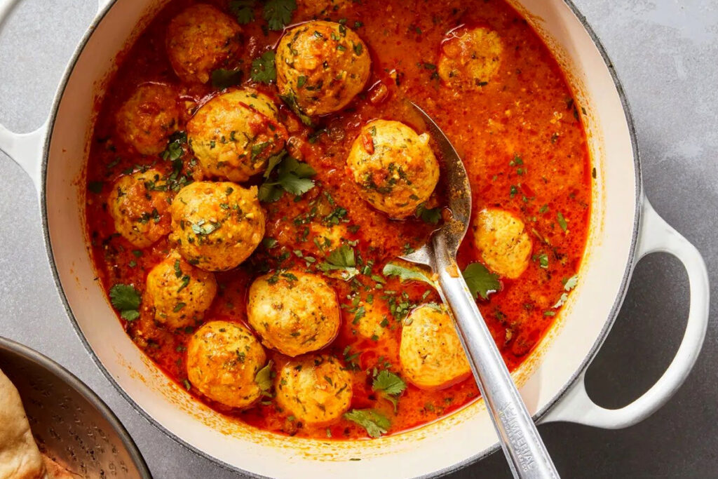 طرز تهیه کوفته با سبزی خشک