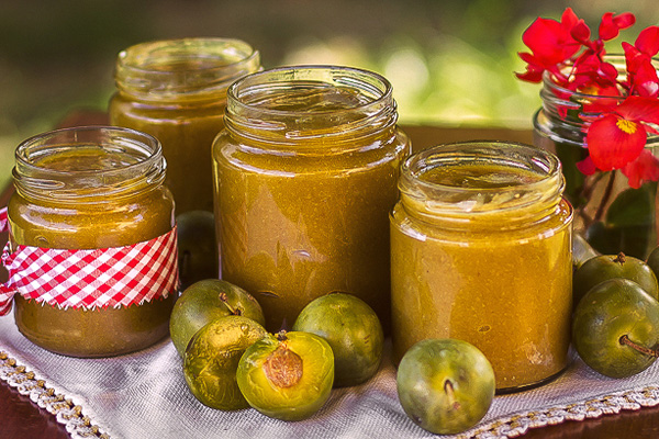 مربای آلوچه ، مربای گوجه سبز